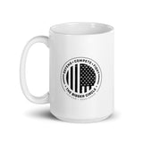 The BIGGER Circle White Glossy Mug